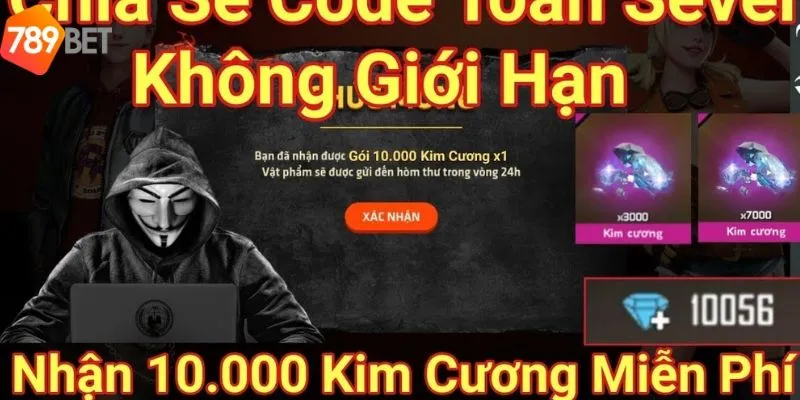 Hướng Dẫn Nhận Code Free Fire Đổi Thưởng Tại Nhà Cái 789bet 3 Đa dạng mã code Free Fire cho người chơi