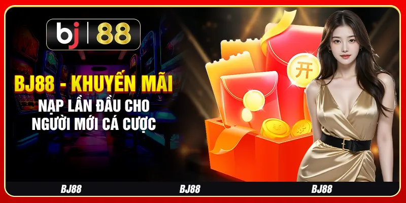 BJ88 - Khuyến Mãi Nạp Lần Đầu Cho Người Mới Cá Cược
