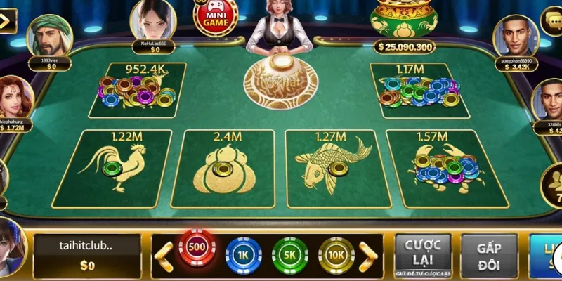 Cửa cược nào có xác suất cao trong trò chơi bầu cua?