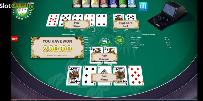 Cách chơi Pai Gow Poker để nâng cao khả năng thắng?