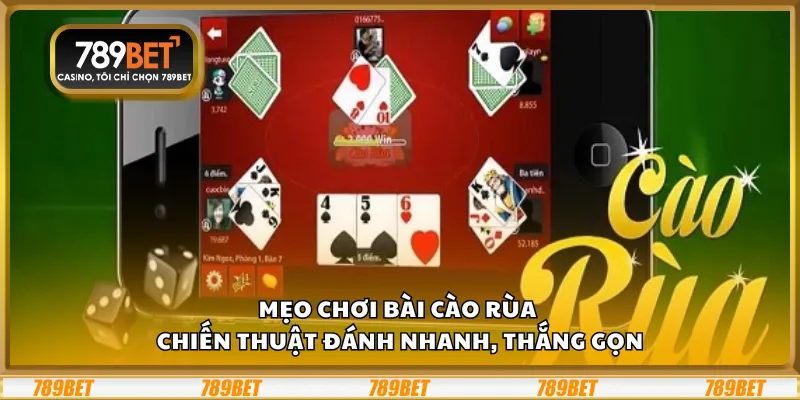 Mẹo chơi bài cào rùa – Chiến thuật đánh nhanh, thắng gọn