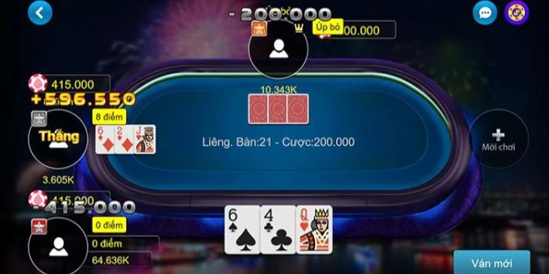 Các bộ bài liêng mạnh và yếu thường xuất hiện